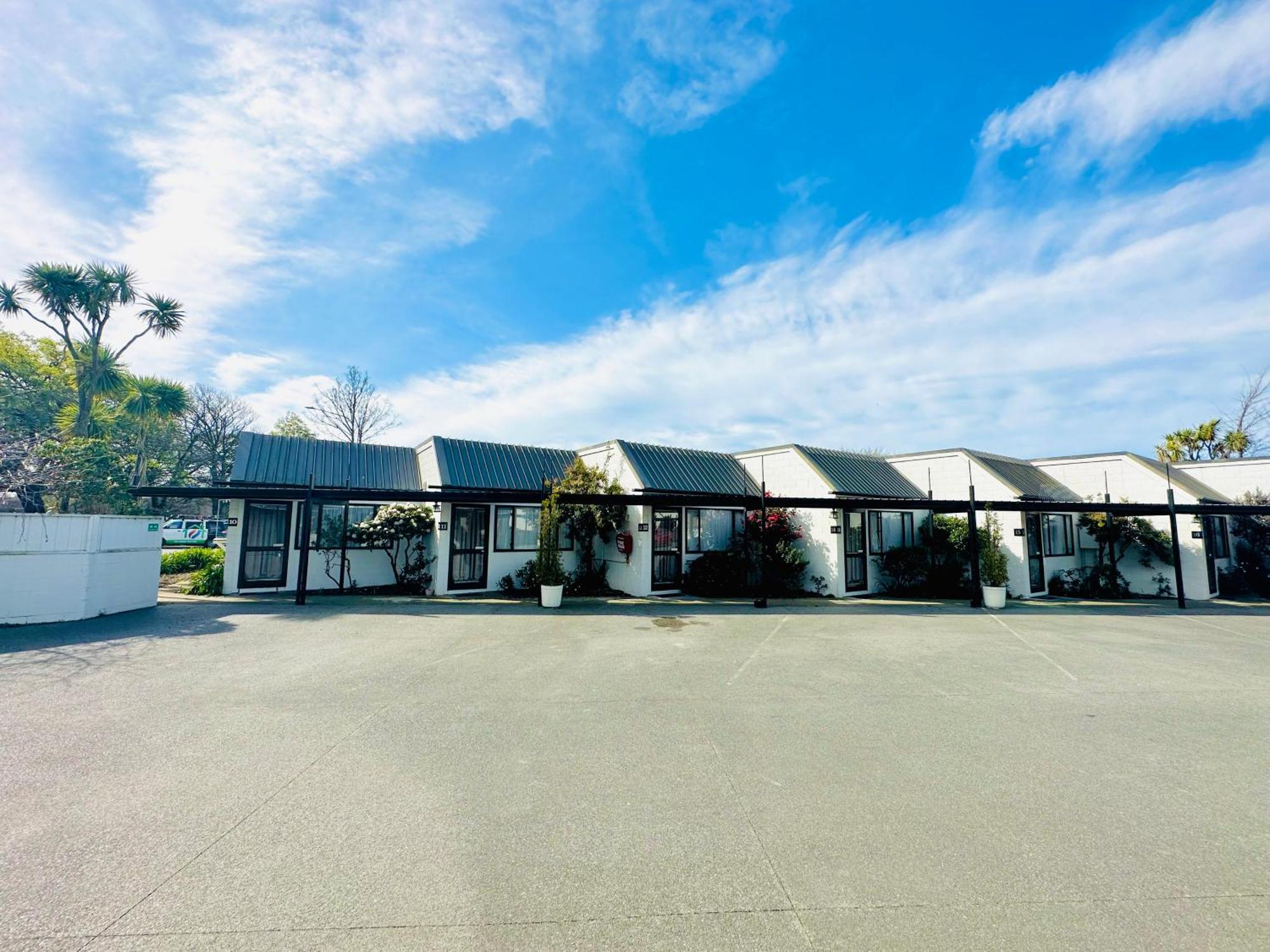 Gothic Heights Motel Christchurch Exterior foto